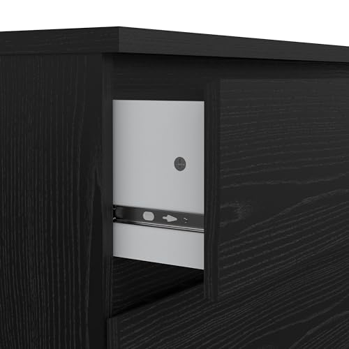 Tvilum Scottsdale 3 Drawer Chest in Black Woodgrain - color: Black Woodgrain