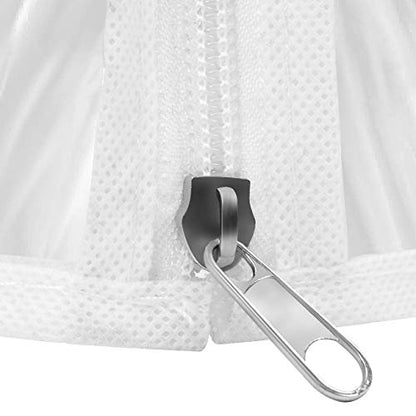 Sorbus Cover for Garment Rack 2 Pack- 6 Ft Transparent Clothes Rack Cover, Garment Coat Hanger Protector Dustproof Waterproof Clothing Storage Cover for Dresses, Suits, Coats (Rack Not Included) - size: 2 Pack