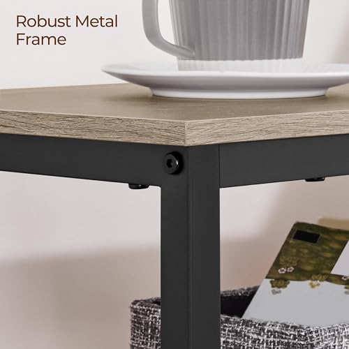 Yaheetech Console Table with 3 Tier Shelves, Entryway Table, Gray, 39.5" | Sofa Table, Entry Table with Storage, Behind Couch Table for Living Room, Easy Assembly, Sturdy Structure, for Small Space - color: Grey
