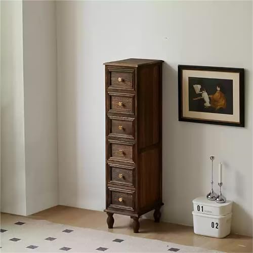 Narrow Bedside Table Tall Skinny Storage Tower Vertical Chest of Drawers Wood Storage Cabinet Small Nightstand Side Table for Bathroom Living Room Entryway Hallway Practical(Burst,117cm) - color: Burst, size: 117cm