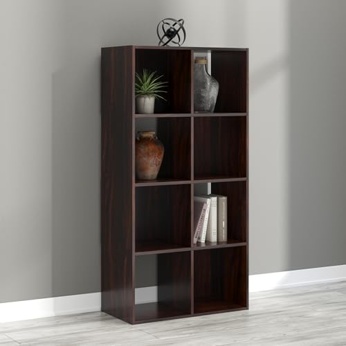 Signature Design by Ashley Glosmount 8 Cube Storage Organizer or Bookcase, Cherry & Light Brown - color: Cherry/Light Brown, size: Eight Cube