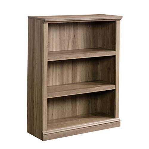 Sauder Miscellaneous Storage 3-Shelf Bookcase/ Book shelf, Salt Oak finish - color: Salt Oak Finish