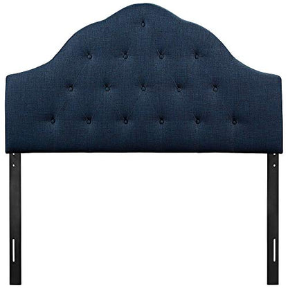 Modway Sovereign King Upholstered Fabric Headboard in Navy - color: Navy, size: King