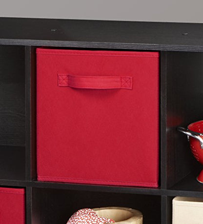 ClosetMaid 18656 Cubeicals Fabric Drawer, Red, 2-Pack - color: Red, size: 2-Pack, style: 2-Pack