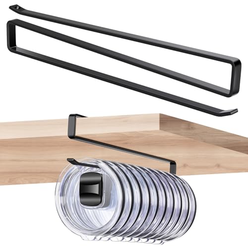 Tumbler Lid Organizer,Flat Wire Cup Lid Storage Rack, Black | Carbon steel, slide-on design, fits 0.39 in or wider drink openings and shelves up to 0.90 in, no drilling or adhesive - color: 1 Pack, size: Black