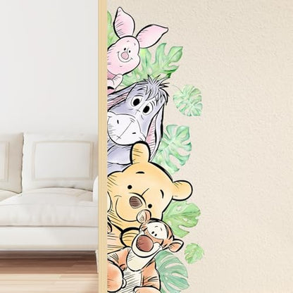 Winnie Wall Stickers for Kids, Winnie Character Wall Stickers, The Pooh Party Decorations, Winnie Removable Stickers for Baby Kids Nursery Children Room Bedroom Living Room Playroom Wall Decoration - style: Bear