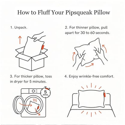 Pipsqueak Microfiber Pillow - Small, Mini, Tiny - 11 x 7 in - Perfect for Travel, Cars, Airplanes, Camping, Dogs, Toddlers, Kids, Lumbar, Knees and Neck - Ages 2 Yrs and Up - color: Khaki, size: 1 Pack, style: Non-Personalized