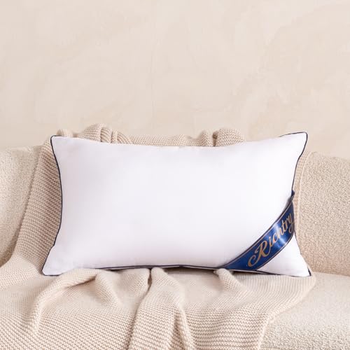 14 x 22 Inch Throw Pillow Insert, with Memory Foam Filling, White | Decorative Lumbar Throw Pillow for Living Room, Sofa and Couch, 14 x 22 Inch - size: 14x22 Inch（Pack of 1）