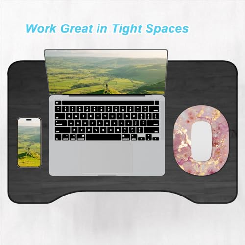 Rimilak Small Mouse Pad 6 x 8 Inch, Irregular Mini Mousepad, Gold Marble | Non-Slip Rubber Base, Waterproof Compact Mouse Mat for Laptop Computer Wireless Mouse Keyboard Home Office Travel - color: Gold Pink Marble, size: 8L x 6W inches