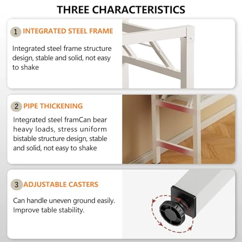 31.5 Inch Folding Table，Square Folding Desks for Small Space,Small Foldable Desk No Assembly,Black. - color: Frame：black/Board：black, size: 31.5" x 19.7"