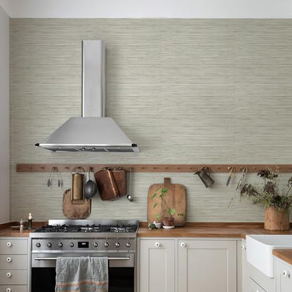 HueBurst Grasscloth Peel and Stick Wallpaper - 17.3x394 Renter Friendly, Cream Textured Grassweave Wallpaper Prepasted Contact Wall Paper - color: Cream, size: 17.3" x 394"