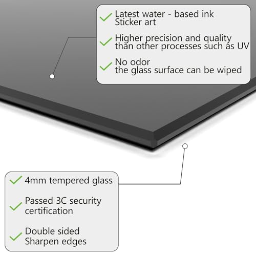 Evgosm tempered glass backsplash for stove, Flowers Stove Splashback, Glass Backsplash, Used for Kitchen Wall Protection and Decoration, Easy to Install and Clean. - size: 30"L x 15"W