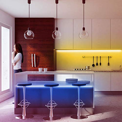 Led Strip Light, 25ft led Light Strips with Remote & App,Music Sync Mode with Mic, Smart Flexible 24V Led Lights for Bedroom Ceiling, Party,Stairs,USB Powered - size: Bluetooth 25FT
