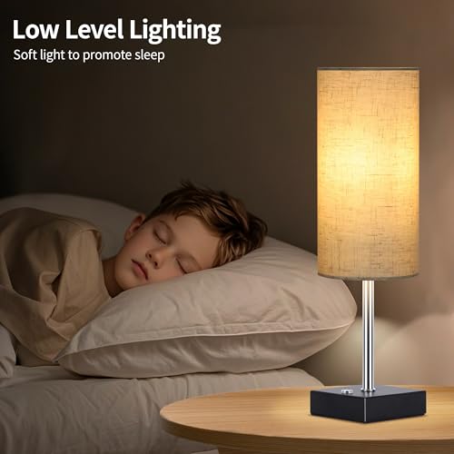 AVV Cordless Table Lamp with Dimmable, Rechargeable 3 Modes Battery Powered Bedside Lamp, rv Essentials Battery Operated Lamps, Touch Lamp for Bedroom, Living Room, Reading Room, 15 Inch Beige