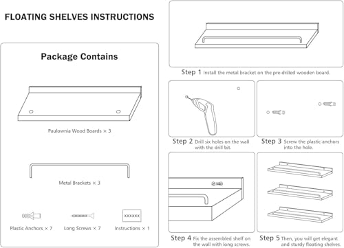 RYOFOBETTO Small Floating Shelf, 6X6 Inches Farmhouse Wall Shelves for Living Room, Bedroom, Picture Frames, Plants, Kitchen, Set of 3 (Pink and White) - color: Pink and White, size: 6"