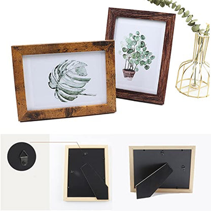xnlkros Picture Frame Set 10 pack, Farmhouse Photo Frames, Gallery Wall Frame Collage, 8x10 5x7 4x6 Frames in 3 Different Finishes Picture Frames For Wall or Desk, White - color: White