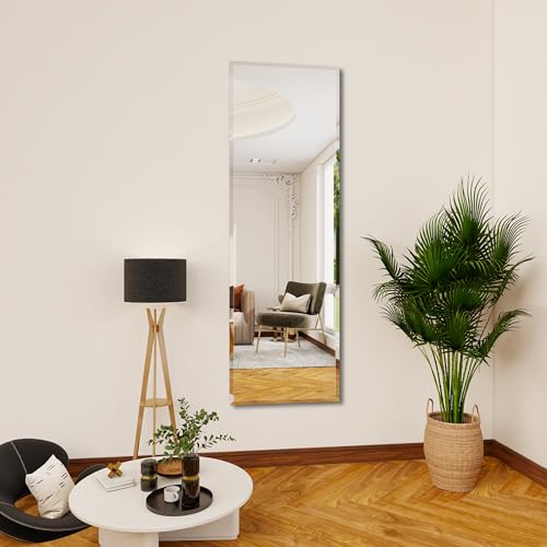 wall Mirror Full Length,59X16FullL ength Mirrorwallmounted, | Bedroom/wall/Bathroom/Makeup Area/Cloakroom (59 * 16 Inch) - size: 59"L x 16"W