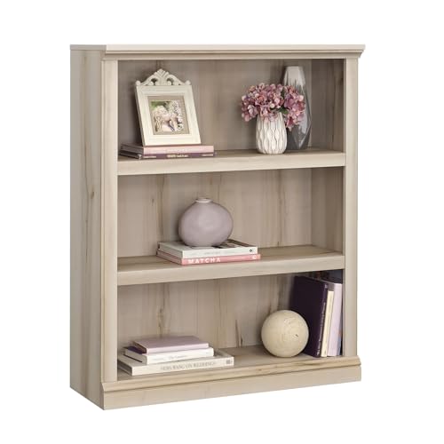 Sauder Miscellaneous Storage 3-Shelf Display Bookcase, Pacific Maple Finish - color: Pacific Maple
