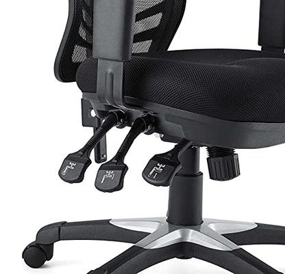 Modway EEI-757-BLK Articulate Ergonomic Mesh Office Chair in Black - color: In Black