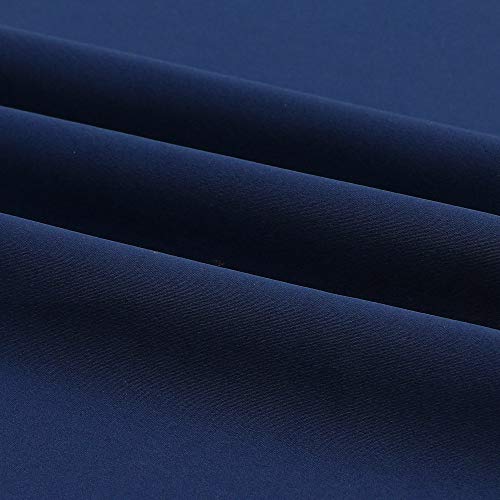 Navy Blue Blackout Curtains Thermal Insulated Window Drapes with Grommet Curtains Panels for Living Room Boys Kids Room 60 x 108 Inches Long 2 Panels Set - color: Navy Blue, size: 60"W x 108"L (Pack of 2)
