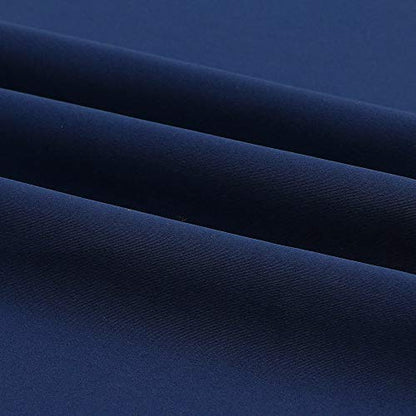 Navy Blue Blackout Curtains Thermal Insulated Window Drapes with Grommet Curtains Panels for Living Room Boys Kids Room 60 x 108 Inches Long 2 Panels Set - color: Navy Blue, size: 60"W x 108"L (Pack of 2)