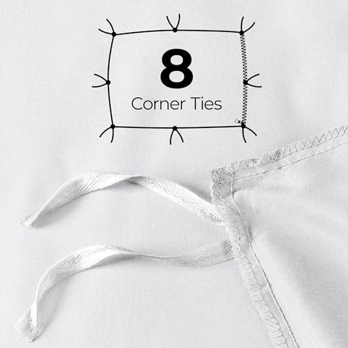 Duvet Cover Queen, 3 Piece Cotton Like Polyester With Zipper Closure, White | Extra Soft and Breathable, Wrinkle & Fade Resistant, Includes Duvet Cover and 2 Pillow Shams, Comforter Not Included, OekoTex - color: White, size: Queen - Duvet Cover Set