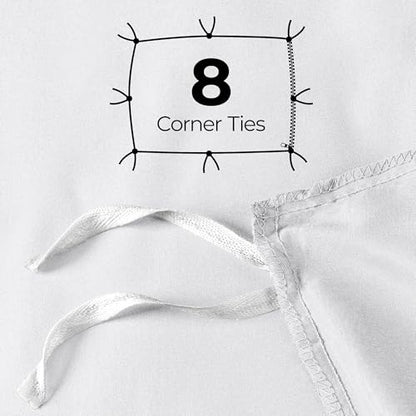 Duvet Cover King, 3 Piece Cotton Like Polyester With Zipper Closure, White | Extra Soft and Breathable, Wrinkle & Fade Resistant, Includes Duvet Cover and 2 Pillow Shams, Comforter Not Included, OekoTex - color: White, size: King - Duvet Cover Set