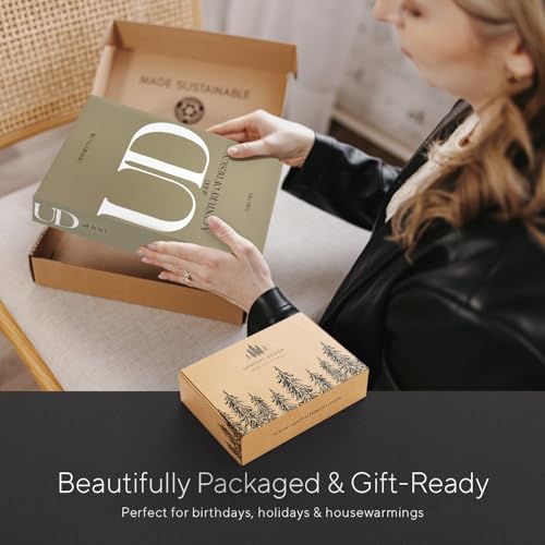 Designer Decorative Books Set of 3, Contemporary Faux Books with Storage | Large neutral hardcover book boxes with magnetic closure for coffee table, mantle, console or bookshelf styling mid century