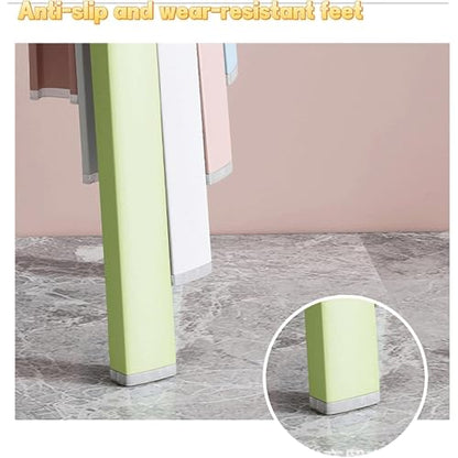 Lightweight Dining Chairs Round Stackable Stools ABS Dining Room Chairs Portable Diner Chair Backless Nesting Stack Stools 4 Pack(Light Blue) - color: Light Blue