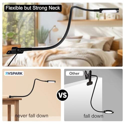 Wall Mounted LED Reading Light for Bed, 23 Inch Length, All Metal Bedside Headboard Lights with Head Switch,Flexible Minimalist Book Lamp for Bedroom, Dimmable & Night Light(1 Pack)