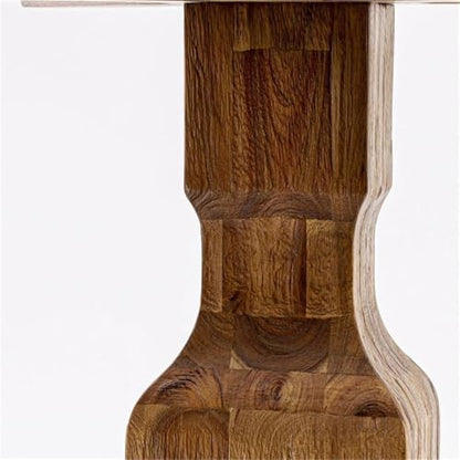 FE3-0N-TP Ferris Modern Kitchen Table - a Round Dining Table Top with Pedestal Base, 48x48 Inch, Sandblasting Antique Walnut - color: Fe3-0n-tp, size: 48x48 Inch