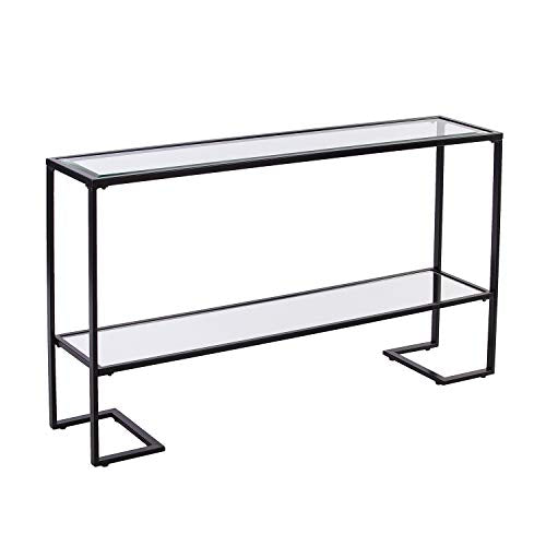 SEI Furniture Horten Glam Narrow Console Table, Black (AMZ9562MC)
