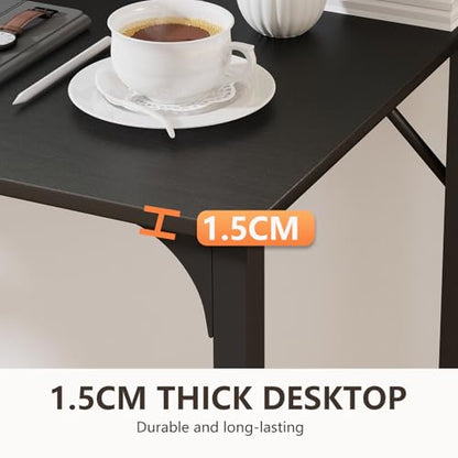 BestOffice Computer Desk,Home Office Desk, Modern Simple Style for Home Office Study Writing (Black, 63 Inch) - color: Black, size: 63 Inch