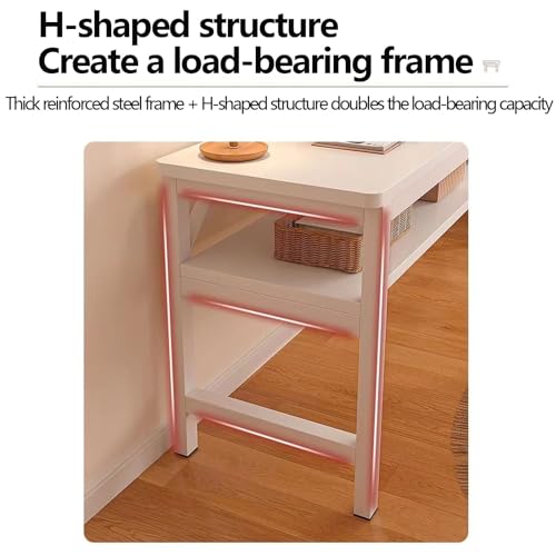 Game Table Study Table Computer Table Work Table Computer Table Desk Home Bedroom Simple Long Table Wall Side Work Table 120 * 40 * 74cm Double/1
