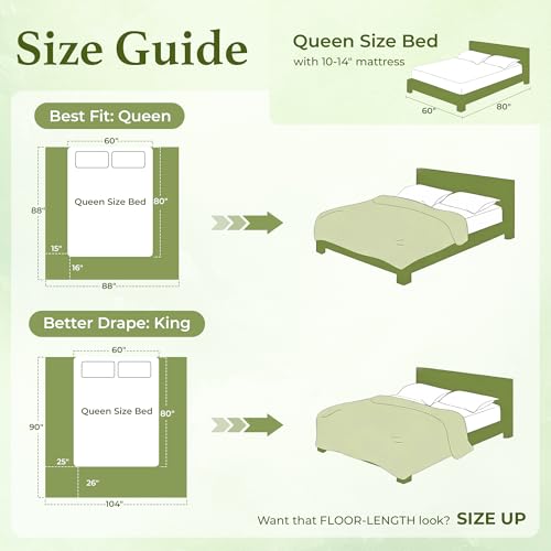 7 Pieces Comforter Set King Size, Reversible Oatmeal & Sage Green Bedding Set, Soft Brushed Microfiber Comforter with Flat Sheet, Fitted Sheet, Pillowcases & Shams, 104"X90" - color: Oatmeal & Sage Green, size: King (106"×90")