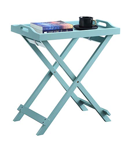 Convenience Concepts Designs2Go Tray Table, Sea Foam - color: Sea Foam Blue