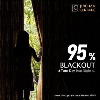jinchan Boho Blackout Curtains 63 Inch Length Moon Phase Printed Drapes | Mustard Yellow Farmhouse Curtain for Bedroom Living Room Back Tab Drapes Room Darkening Window Treatment 2 Panels - color: Luna | Mustard Yellow, size: 52"W x 63"L (Pack of 2)