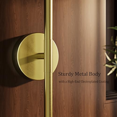 40" Battery Operated Wall Sconce Set of 2, 350° Rotating Lamp, Gold | Wireless, 8000mAh Rechargeable Battery, Stepless Dimming, 3000K-6000K, Remote & Touch Control, Timer, Living Room, Bedroom - color: Gold, size: 40 Inch (2 Pack)