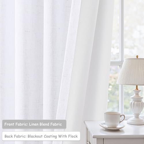 UHITECH Short Blackout Curtains for Bedroom 35 Inch Long 2 Panels, Beige | Small Window, Suitable for Kitchen/Living Room/Basement, Thermal Insulated, Sun Protection, Home Decoration, Outdoor, RV - color: Beige, size: 50"W x 35"L (Pack of 2)