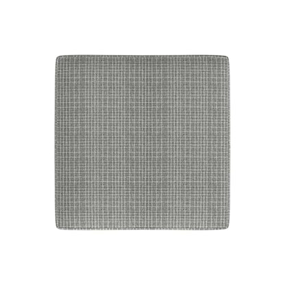 HomePop 18" Classic Square Storage Ottoman - Sage Mini Grid Pattern - color: Sage Mini Grid Pattern
