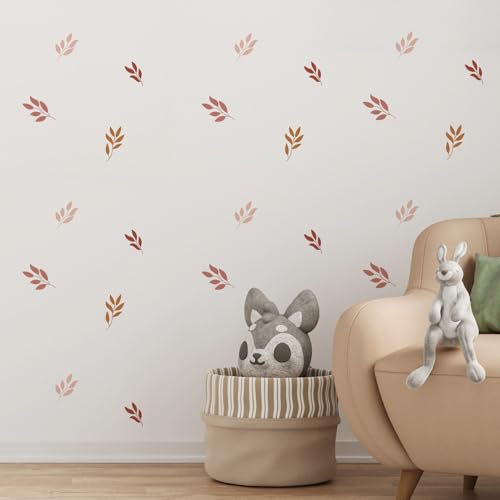 Boho Wall Stickers Girls Bedroom Removable Wall Decals Nursery Kids Room Decor Vinyl Murals DIY Cute Decorations 6 Sheets - color: E, size: 8.28*5.83 inches
