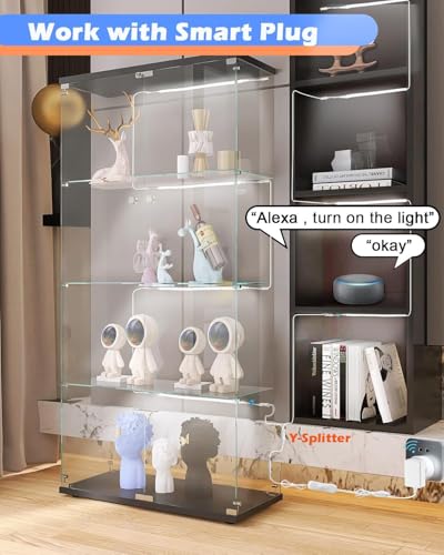 Cefrank LED Under Shelf Lighting Kit, (8) Linkable 12-Inch Light Strips Set, 20W 2000lm Daylight White, Flexible & Durable for Bookcases, Cabinets, Pantries, Showcase, Closet (Cool White) - color: White