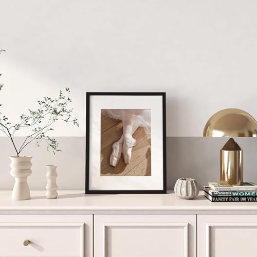 11x14 Picture Frame Set of 9, 14x11 Photo Frames with Plexiglass for 8x10 Picture with Mat or 11x14 Without Mat, Art Collage for Wall Gallery Display, 11 x 14 Frame Black - color: Black, size: 11x14