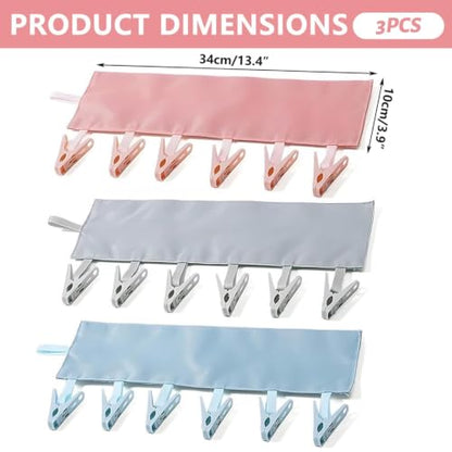Portable Drying Rack for Travel Hanger with Pins, Folding Travel Hangers with Clips,Works as Hanger for Swimsuit Drying Rack,Sock Drying Rack and Cruise