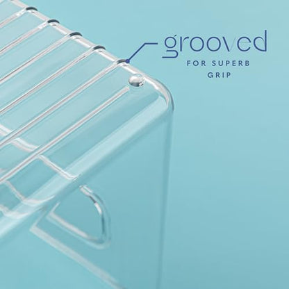 Plastic Food Storage 4 Pack Clear Container Bin with Handles for Organizing Kitchen, Pantry, Refrigerator, Freezer, Pantry, Cabinet, Closet, Bathroom. 10”x4”x6” - size: 10x4x6