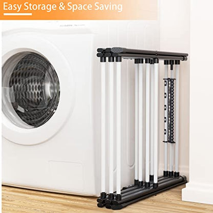 Foldable Drying Rack Clothing Clothes Drying Rack White-1pack | Collapsible Dryers for Laundry - 40" x 28.8" x 14.2", Space Saving Indoor&Outdoor - color: White