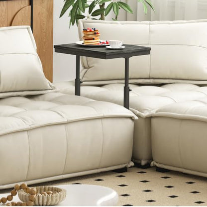 TUTOTAK End Table, Side Table, Tall Couch Table, Sofa Table | for Living Room, Bedroom, Grey TB01BY083P - color: Grey, size: 1 Pack, style: Large