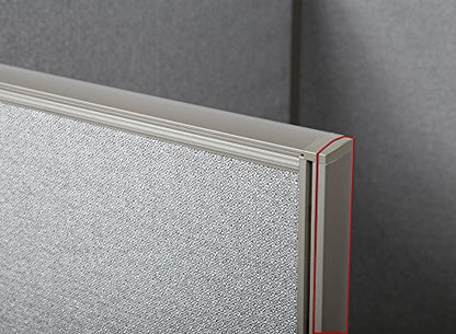 GOF Partition Part 6ft / 72" H End Bar, end Cover Part for GOF 72" H partition Panel, Office Room dividers, Workplace partitions - size: 72"H End Bar