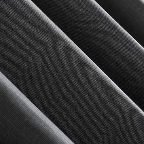 Sun Zero Columbia 2-pack Thermal Energy Saving Total Blackout Grommet Curtain Panel Pair, 50" x 63", Charcoal Gray - color: Charcoal Gray, size: 50"W x 63"L (Pack of 2)