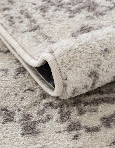 Rugs.com - Arlington Collection Rug – 2' x 3' 1 White Traditional Rug – Distressed Medallion Design, Perfect for Entryways, Kitchens, and Bathrooms - color: White, size: 2' x 3' (Rectangular)